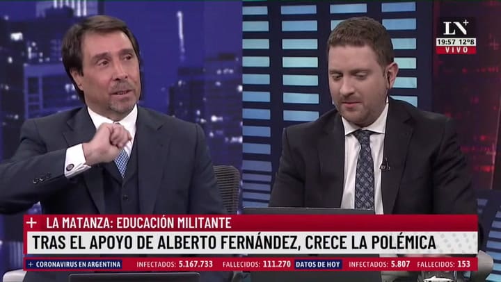 El insólito pase entre Feinmann y Jony Viale entre memes y virales