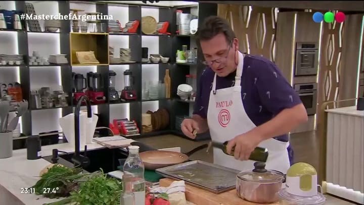 Masterchef Celebrity: Santiago del Moro presionó y Paulo Kablan puso fecha para su boda