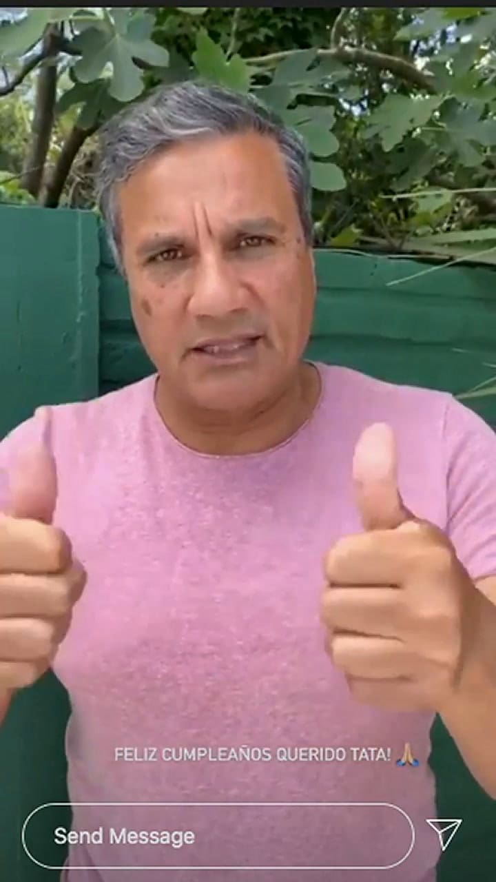 Héctor Enrique, por el cumpleaños de Tata Brown, fallecido el año pasado