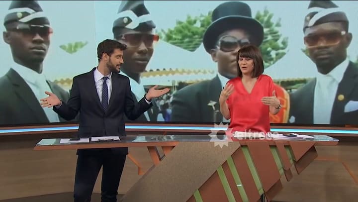 Entrevista a Benjamin Aidoo, el líder los Dancing Pallbearers - Fuente: YouTube