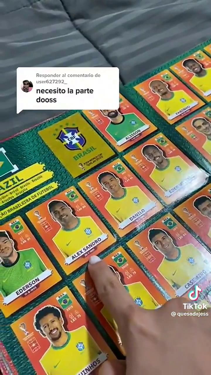 El pequeño también nombró a algunos jugadores de la selección brasilera (Video: TikTok @quesadajess)