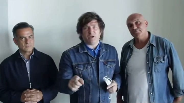 La campaña de José Luis Espert y Javier Milei contra Cristina Kirchner