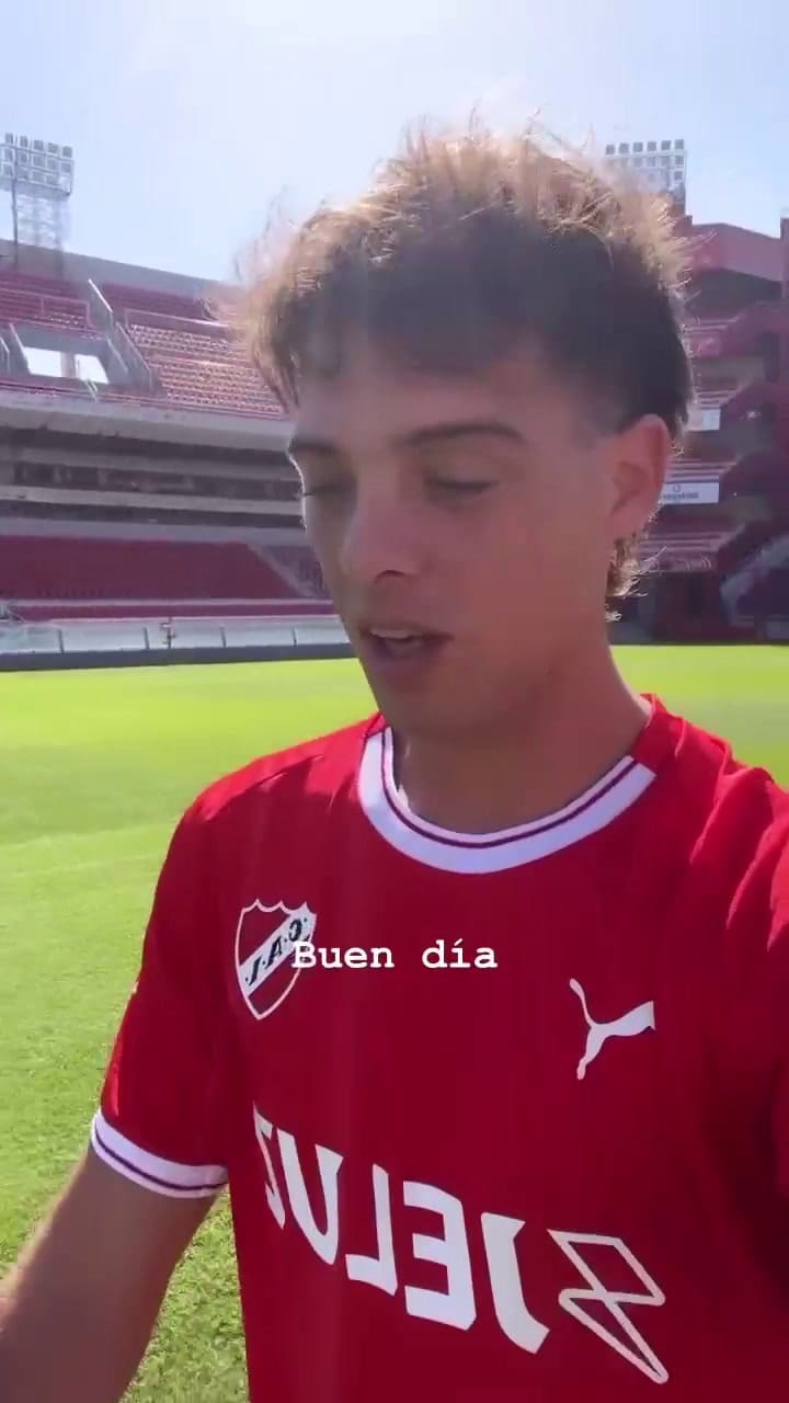 Santiago Maratea habló en sus historias sobre la colecta para Independiente
