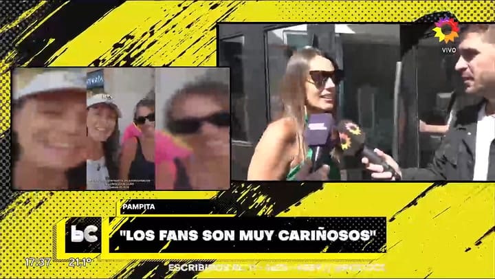 Pampita se refirio a la fan que le pidio que volviera con Roberto Garcia Moritan