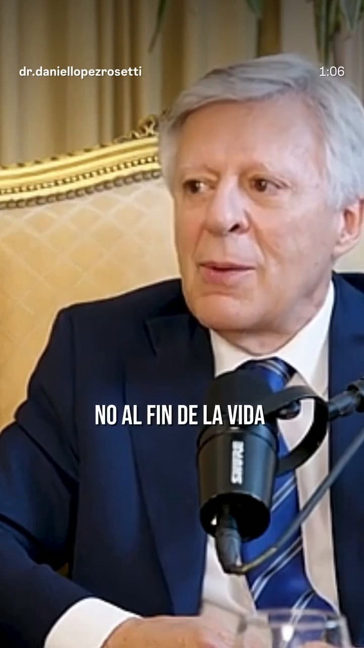 Daniel López Rosetti: "La vida comienza y termina todos los días" - @dr.daniellopezrosetti
