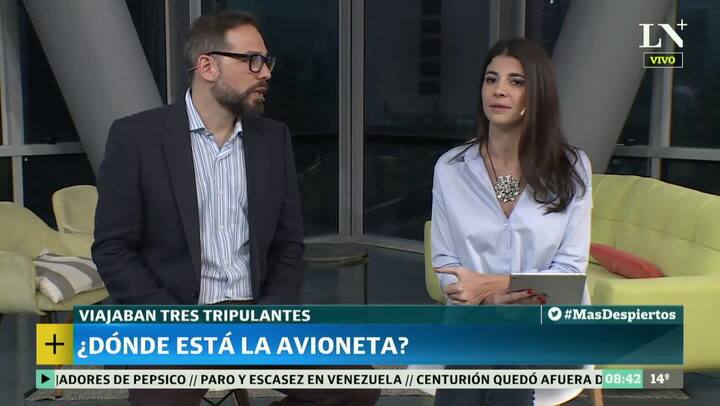 Última comunicación de la avioneta desaparecida en San Fernando