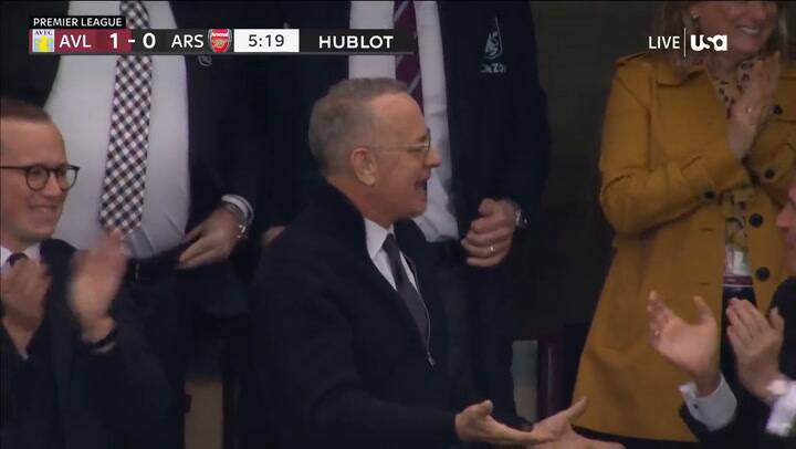 Cómo vivió Tom Hanks el partidazo de Aston Villa y su visita al vestuario que revolucionó las redes