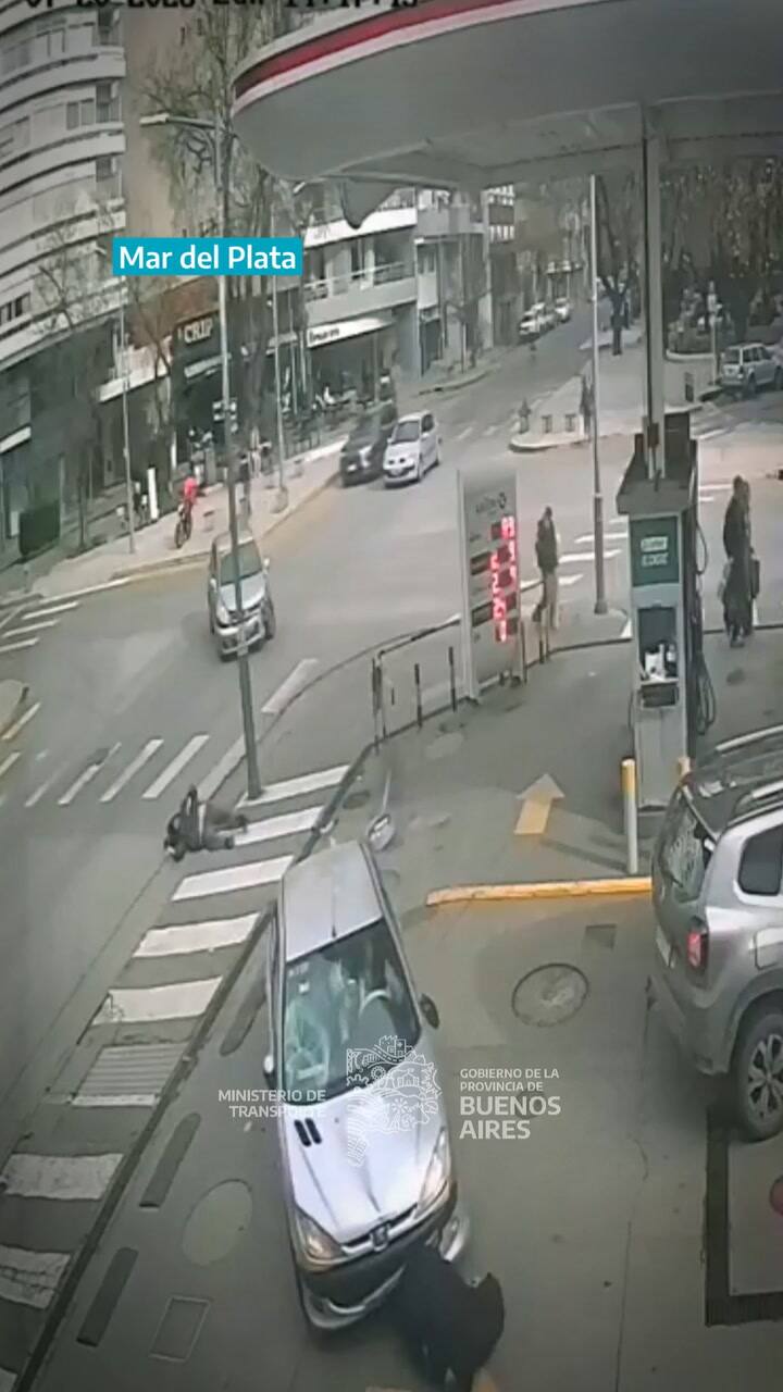 El momento de la tragedia captado por las cámaras de seguridad