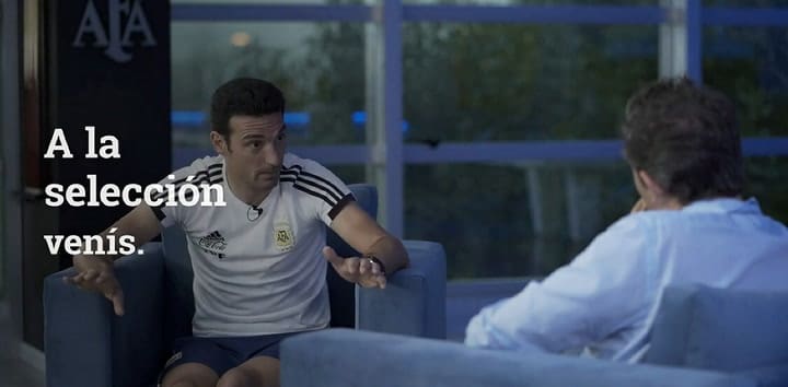 Scaloni sobre lo que significa estar en la selección, con Varsky