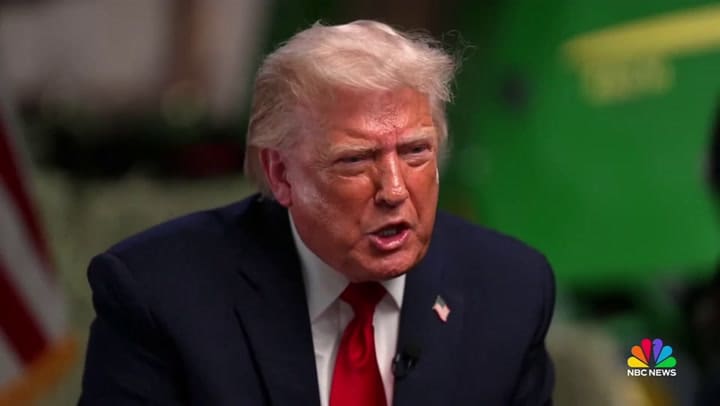 Trump cortó una entrevista y se retiró: “Estás comprada; un país no puede ser grande con prensa deshonesta”