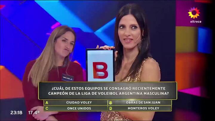 Teresa se quedó con los 3 millones de los 8 escalones