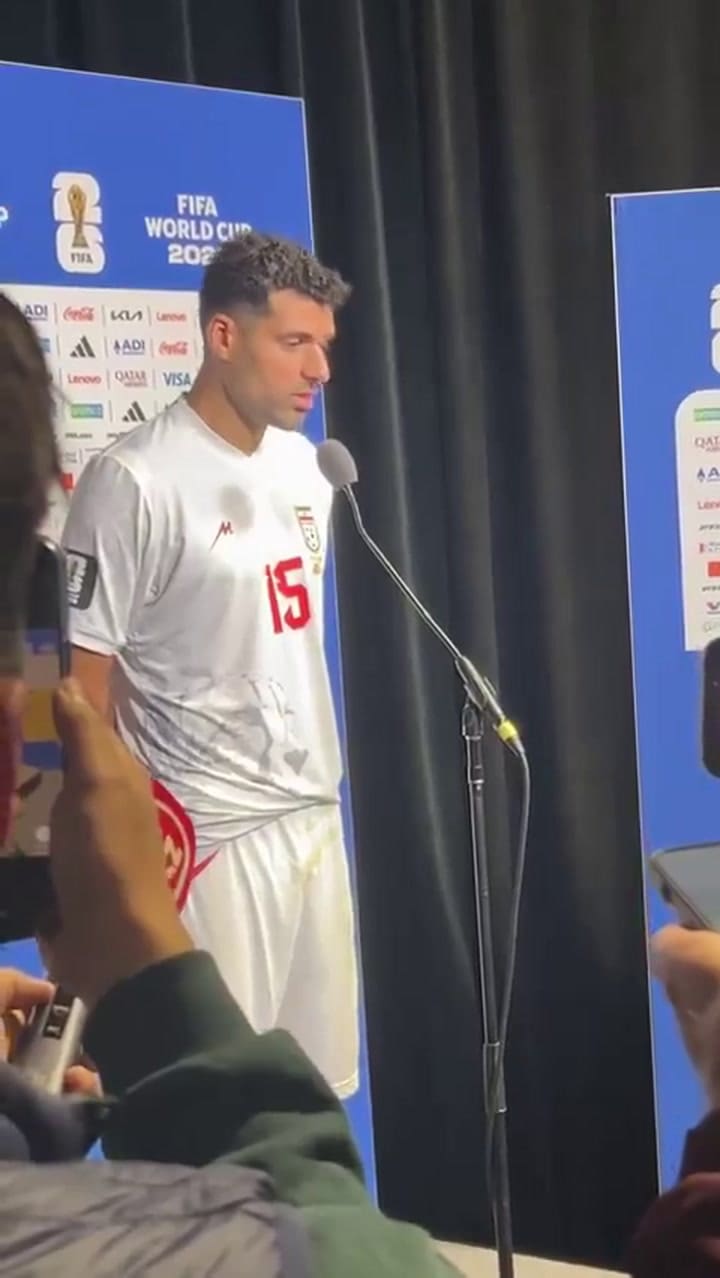 El capitán iraní dijo que esta Copa del Mundo es "un desastre"