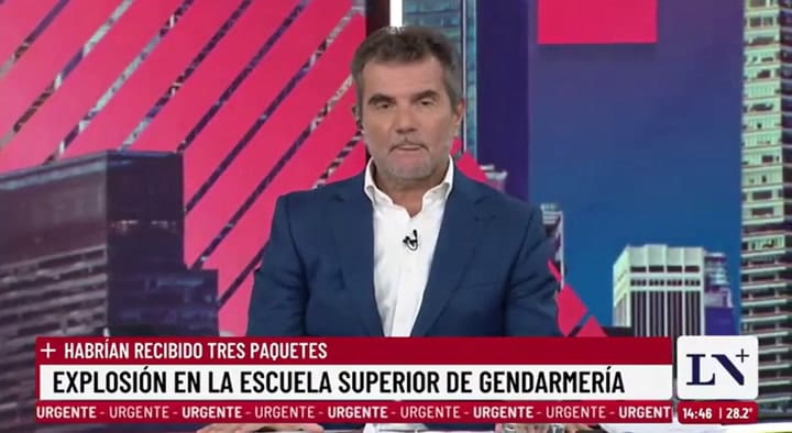 Un paquete explotó en la Escuela Nacional de Gendarmería y hay cuatro heridos