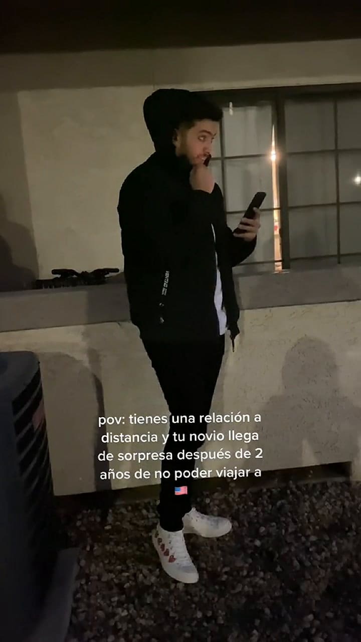 Una joven mexicana que vive en EE.UU. recibió una sorpresa de su novio