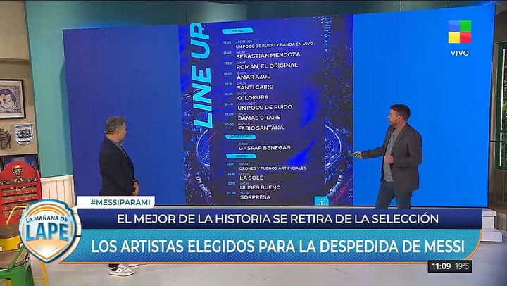Filtraron que Lali Espósito cerrará el show de despedida de Messi