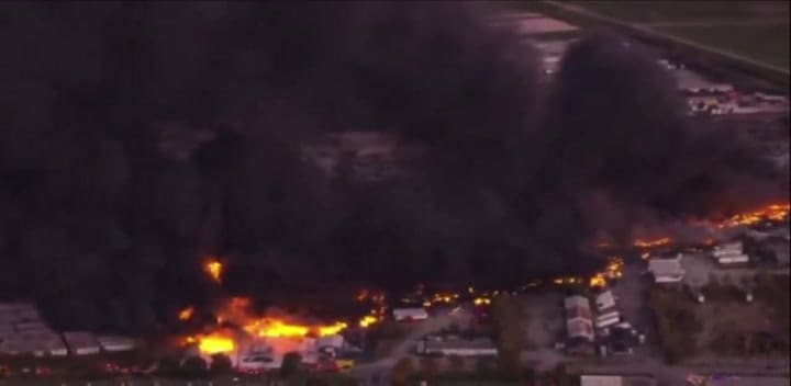 Avión se estrella en Estados Unidos