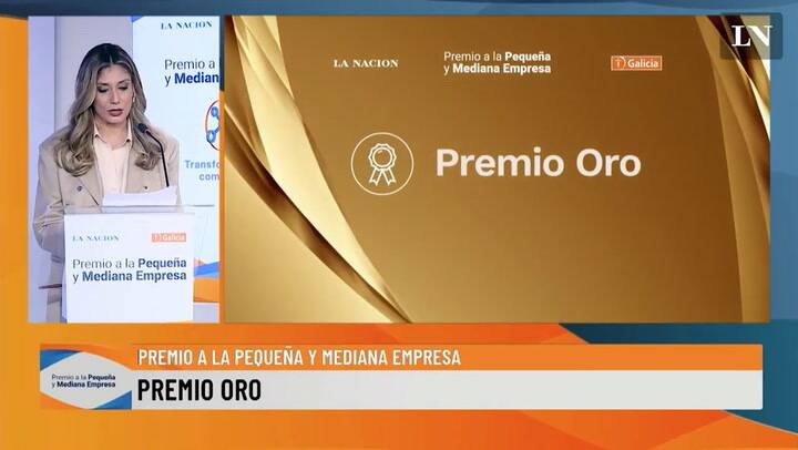 Premio a las Pymes; categoría: Premio Oro