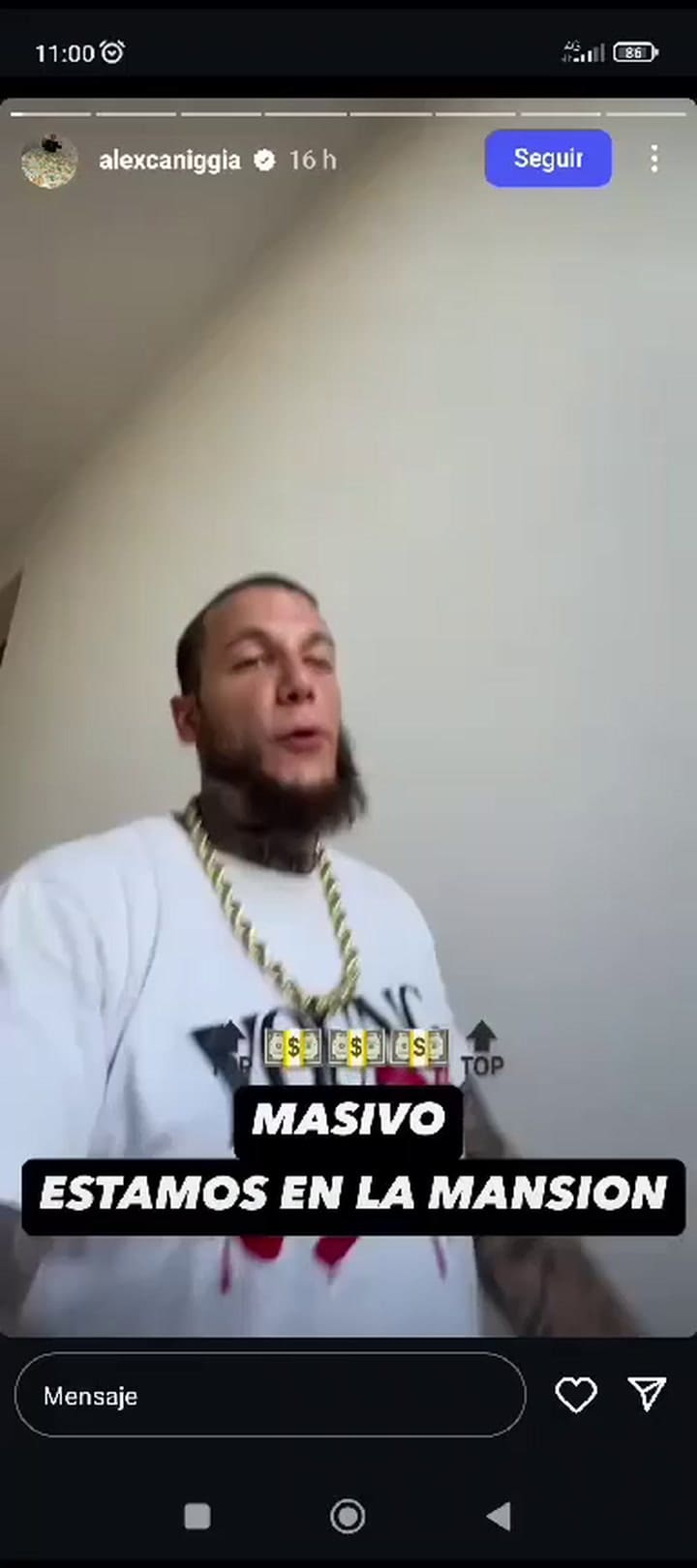 Alex Caniggia muestra su nueva mansión
