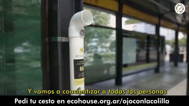 Cestos para colillas en la vía pública