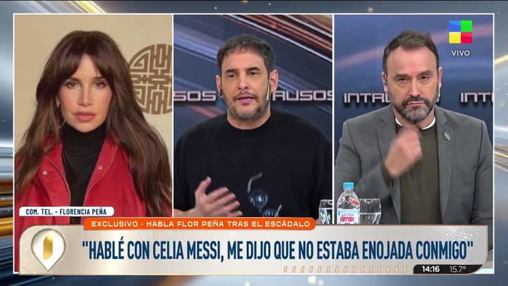Florencia Peña, sobre el momento en que dio la fake news: "Quedé en shock". Crédito: América TV