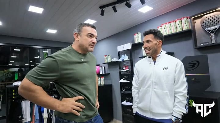 Carlos Tévez contó su nueva vida vinculada al padel