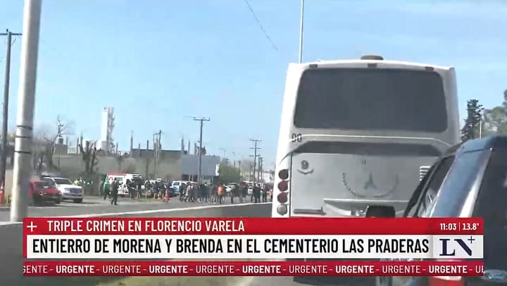 Entierro de Brenda y Morena