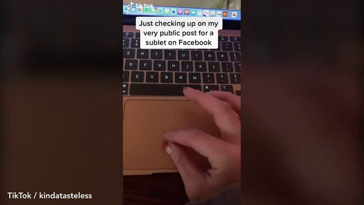 El video se volvió viral en TikTok a las pocas horas de publicado