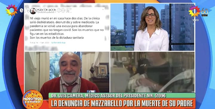 La incómoda pregunta de Sandra a Borgui a un doctor en vivo
