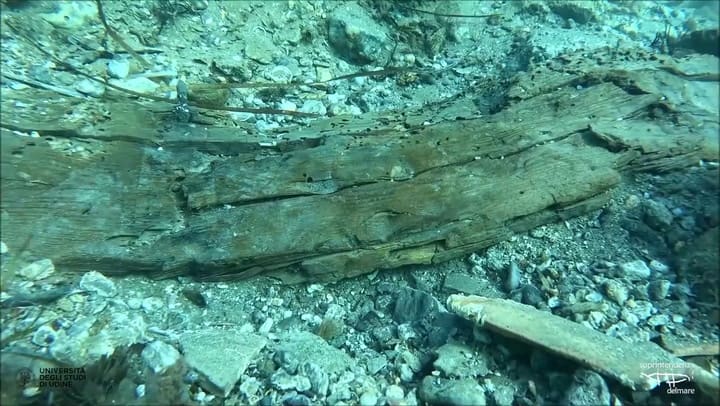 Descubrieron un naufragio de 2500 años bajo las aguas de Sicilia