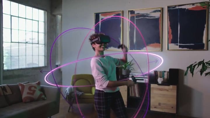 Así es Quest, el nuevo visor de realidad virtual de Oculus - Fuente: YouTube