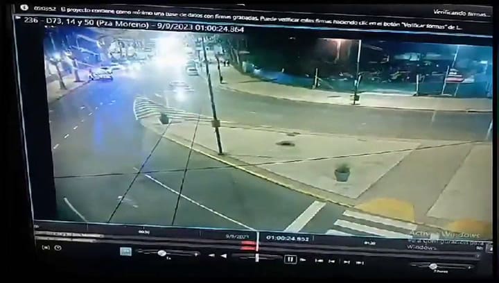 La persecución por las calles de La Plata