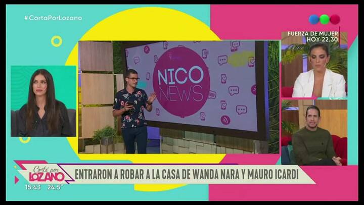 Zaira Nara contó cómo fue el robo que sufrieron Wanda Nara y Mauro Icardi en su mansión - Fuente: Te