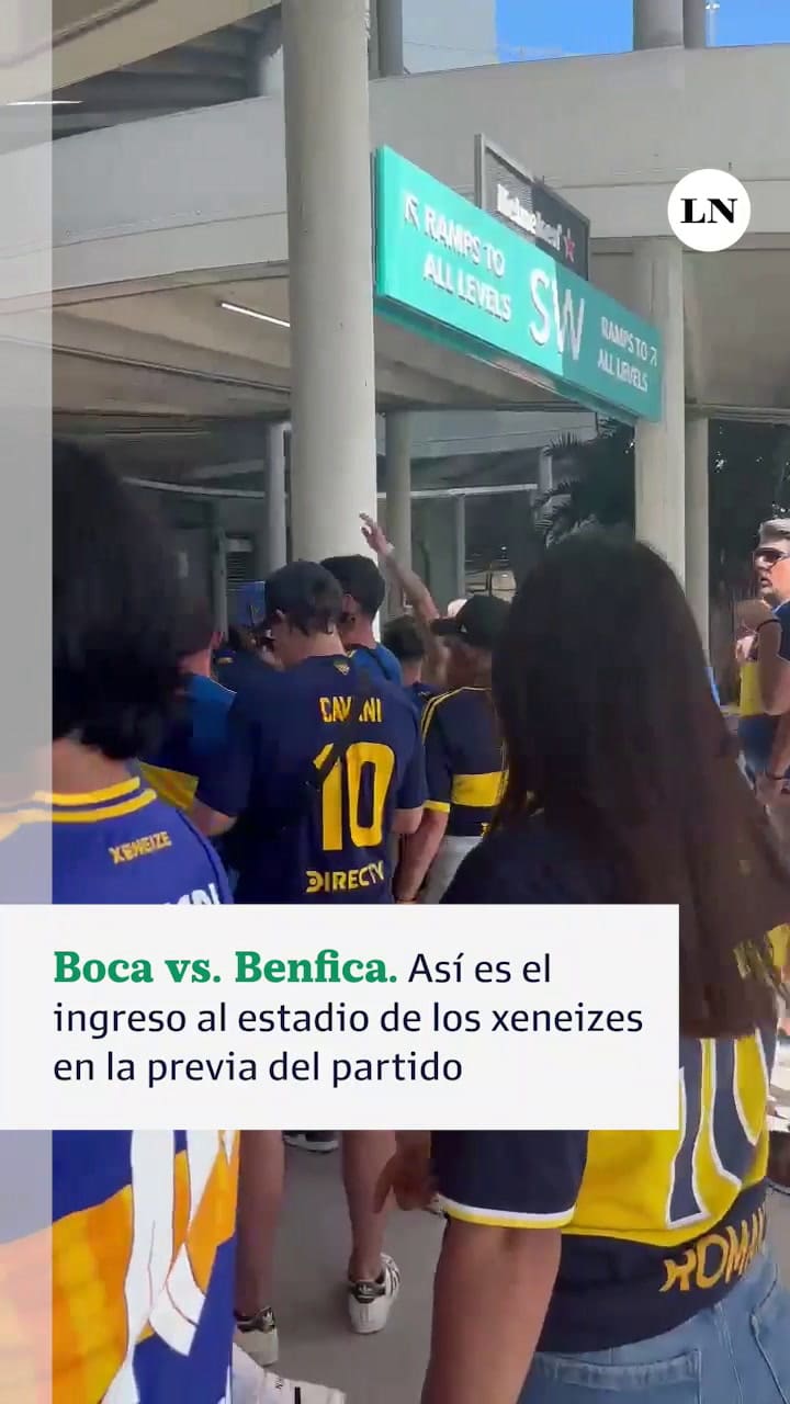 Boca vs. Benfica, ingreso al estadio a dos horas del partido