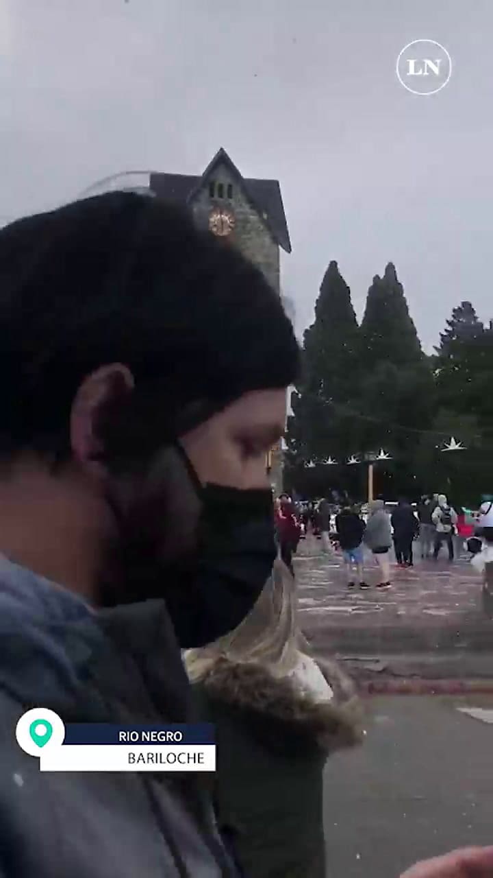Nevó en varias provincias tras la ola de calor extremo