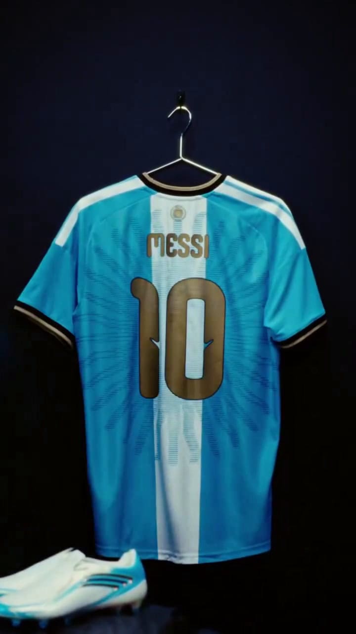 Así luce la camiseta que Messi utilizará en su despedida
