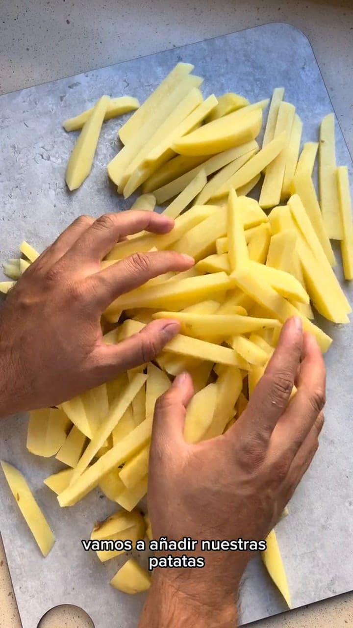 Cómo cocinar papas en la air fryer