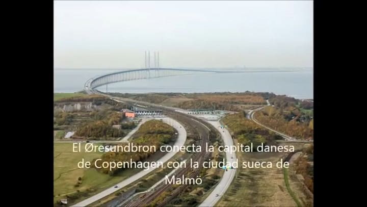 Oresund, el puente que conecta a Suecia con Dinamarca - Fuente: Twitter
