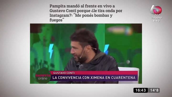 Ximena Capristo molesta por un pícaro diálogo entre Pampita y Gustavo Conti - Fuente: Confrontados