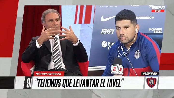 El fuerte cruce entre Néstor Ortigoza y Federico Bulos