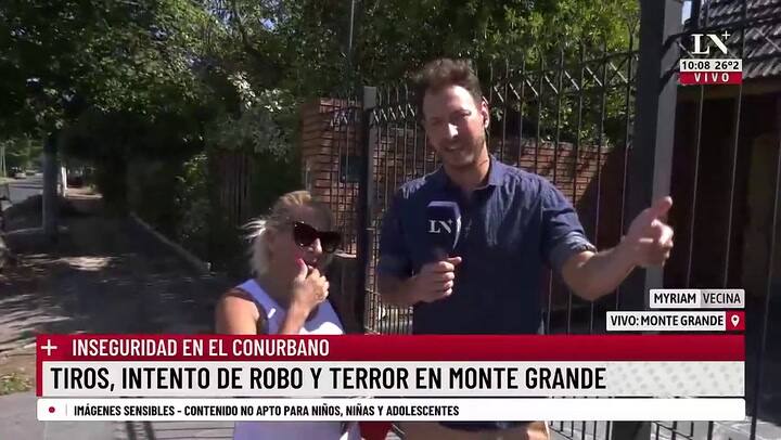 Ola de robos en Monte Grande