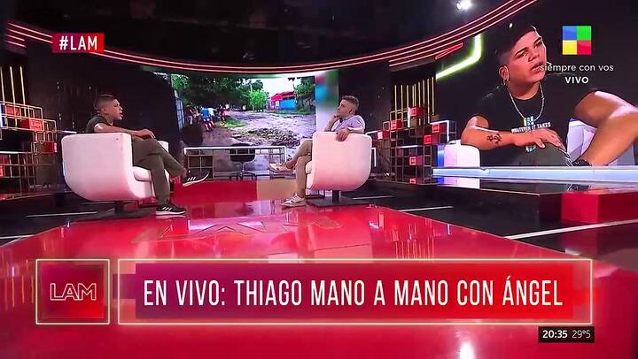 La emoción de Thiago al escuchar a sus hermanos