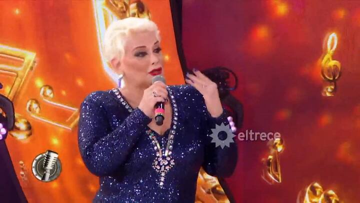 Cantando 2020. Carmen Barbieri se emocionó ante un comentario de Moria Casán - Fuente: eltrece
