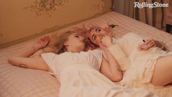 Maisie Williams y Sophie Turner de Game of Thrones