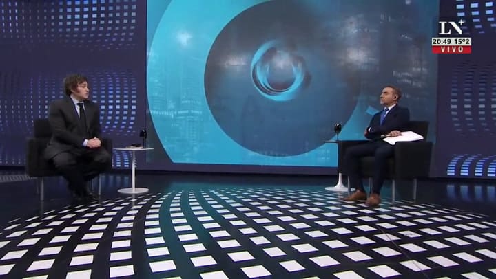 Javier Milei: 'No me quería sumar al circo de Cristina'