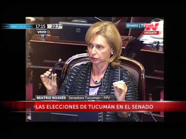Beatriz Rojkes de Alperovich: Nuestros opositores no son gente de bien