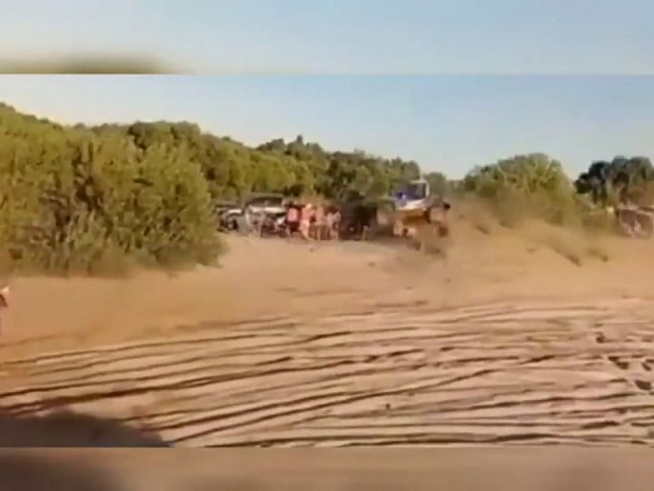 Así fue el accidente en Villa Gesell