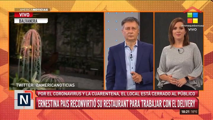 Ernestina Pais está preocupada por su negocio gastronómico - Fuente: América TV