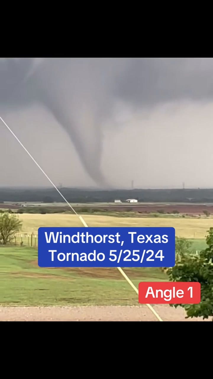 El tornado que arrazó a varios condados de Texas