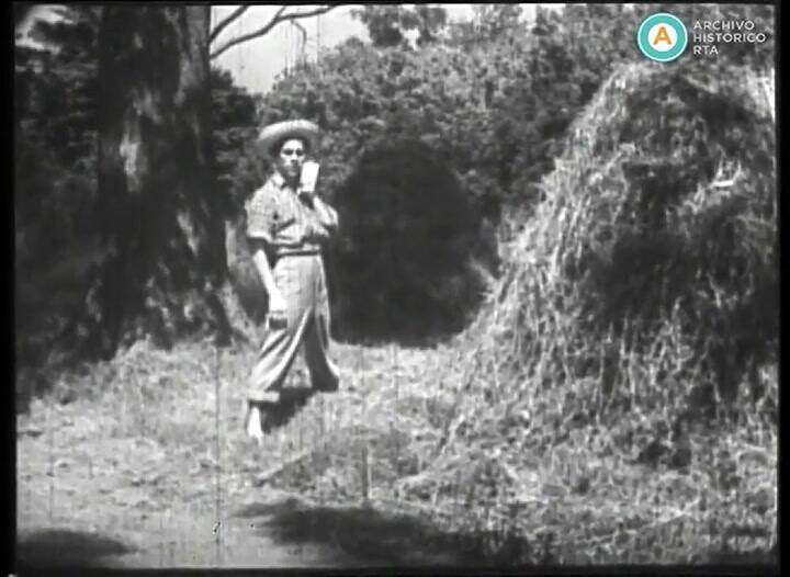 Algunos de sus personajes en Los cinco grandes del Buen Humor - Fuente: Archivo histórico RTA