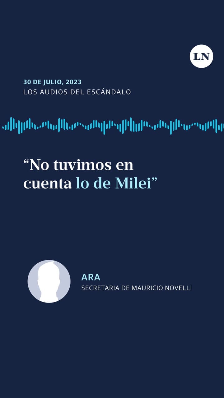 Ara, la secretaria de Novelli: “No tuvimos en cuenta lo de Milei”
